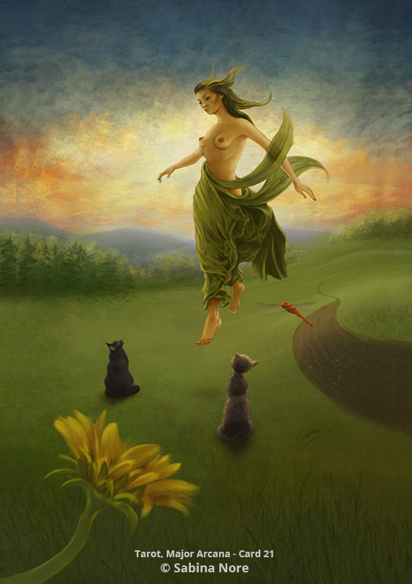 Tarot card: The World
