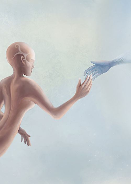 Painting: 'En-trance' by Sabina Nore
