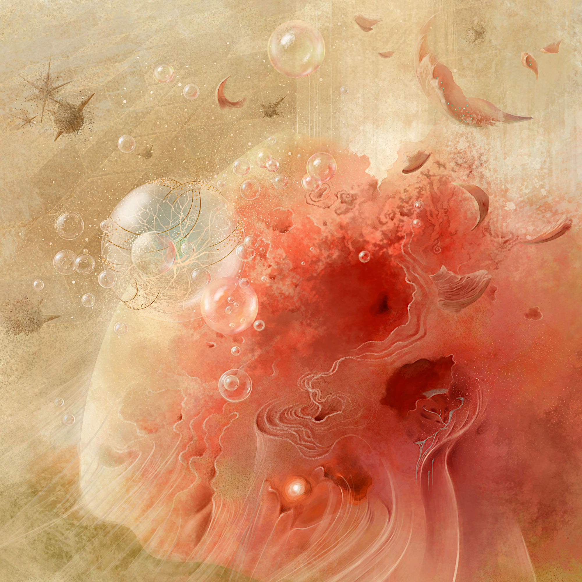 Painting: 'Upheaval' by Sabina Nore