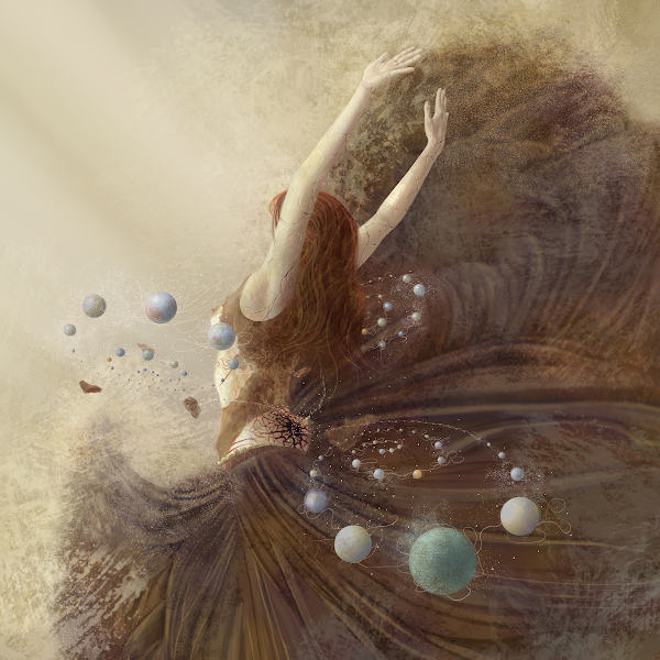 Painting: 'Venescular Flight' by Sabina Nore